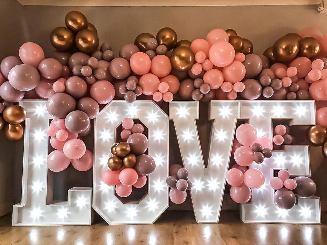 Light up letters Love letters