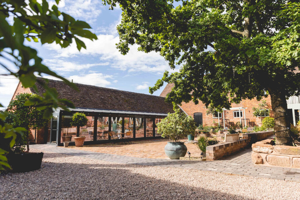 Curradine barns wedding venue