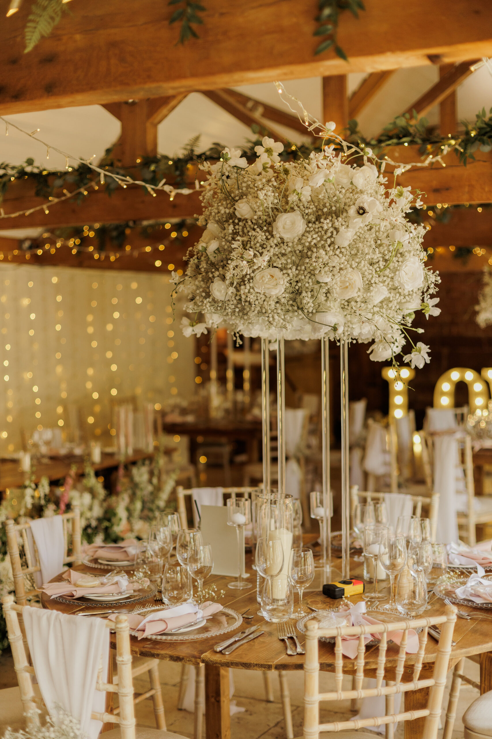 Curradine Barns - Wedding Table Decorations