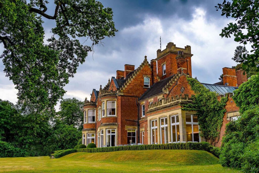 Pendrell Hall Victorian country house wedding venue set in landscaped grounds West Midlands