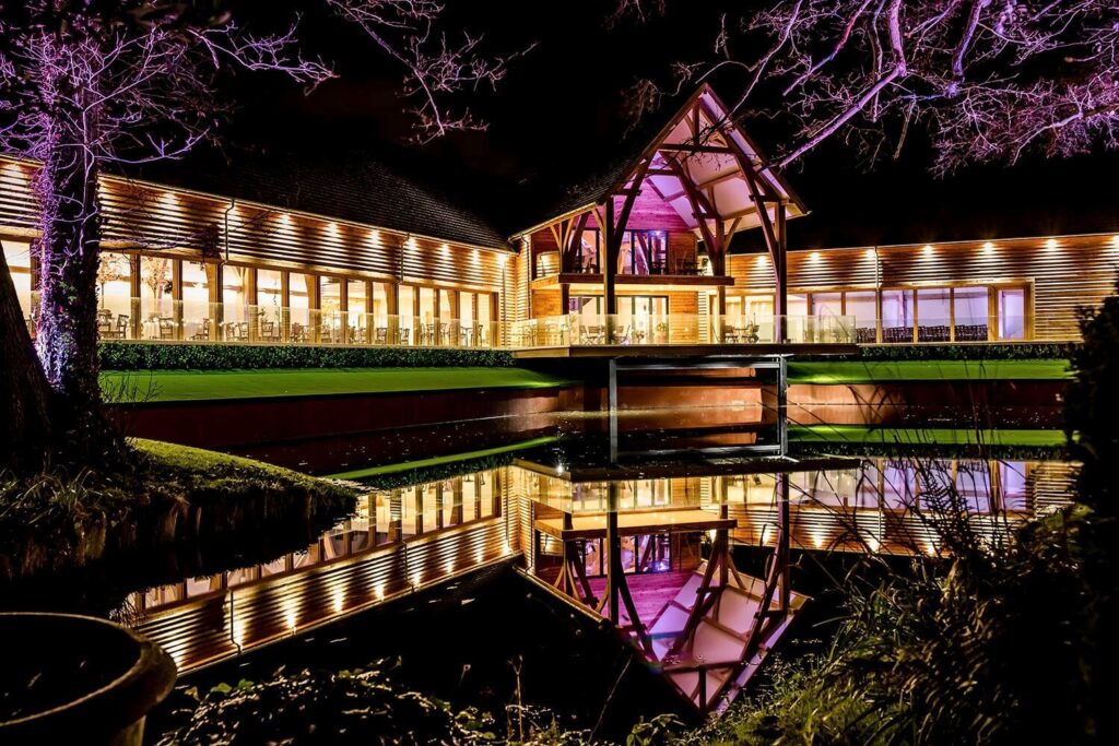 The Mill Barns at Night