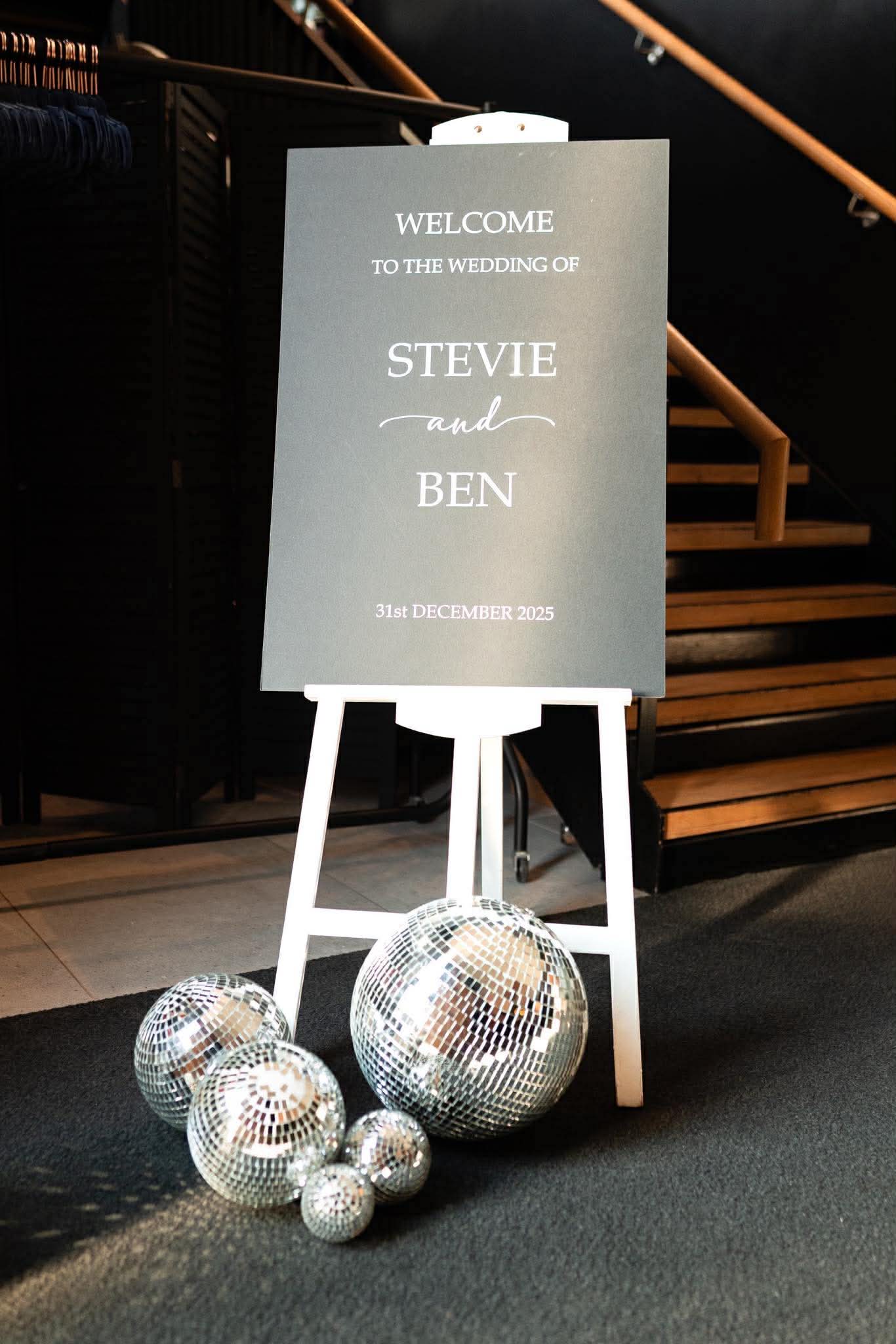 Crumplebury wedding decor sign